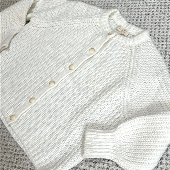 NWOT Sézane Emile Cardigan - Ecru - Size Small - Picture 1 of 13